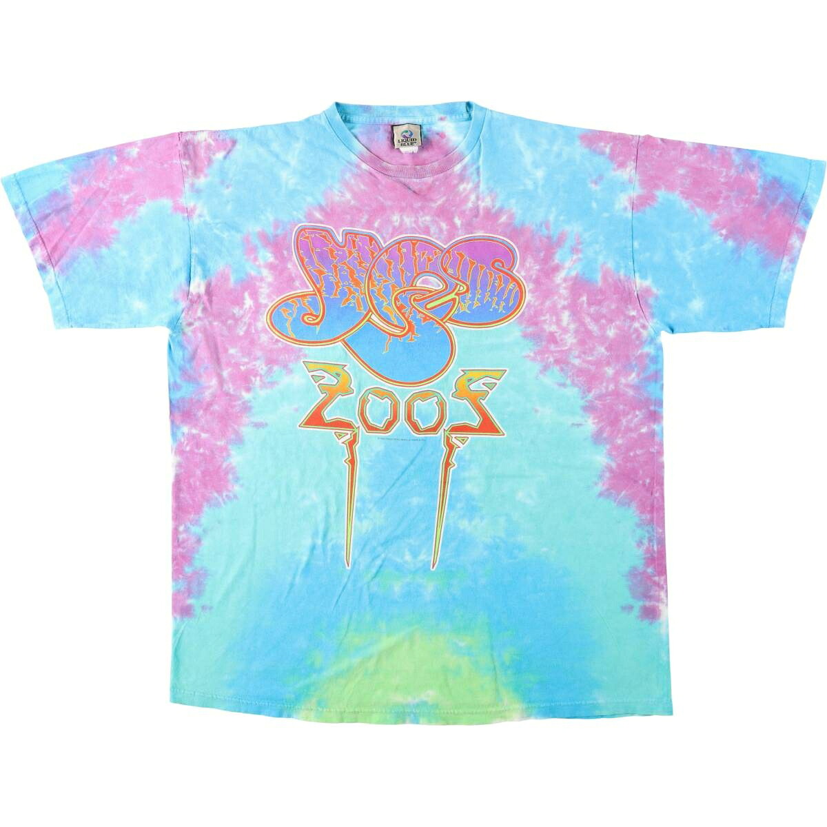 LIQUID BLUE/リキッドブルー YES イエス バンドTシャツ バンT