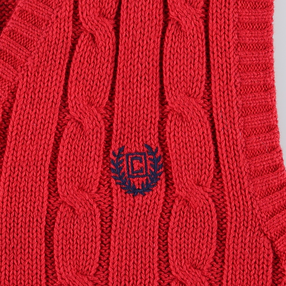 CHAPS/チャップス Vネック コットンニットベスト