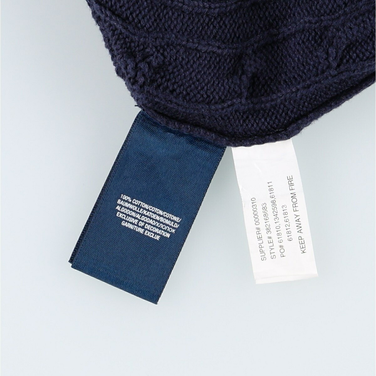 Ralph Lauren/ラルフローレン POLO by Ralph Lauren Vネック コットンニットベスト