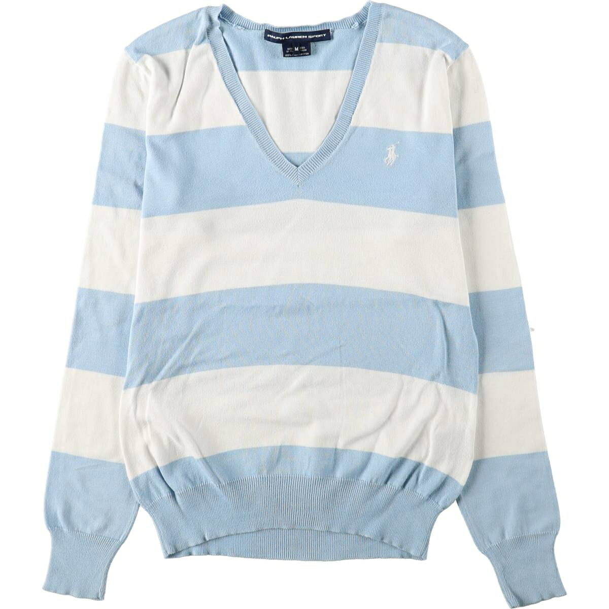 Ralph Lauren/ラルフローレン RALPH LAUREN SPORT Vネック ピマコットンニットセーター