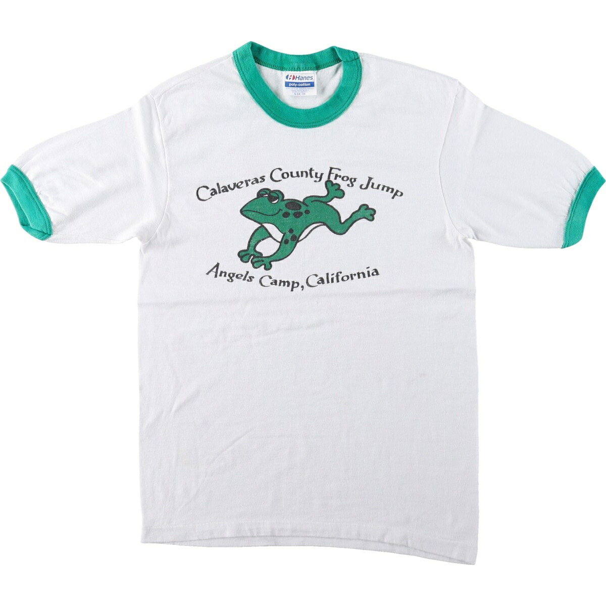 Hanes/ヘインズ リンガーTシャツ