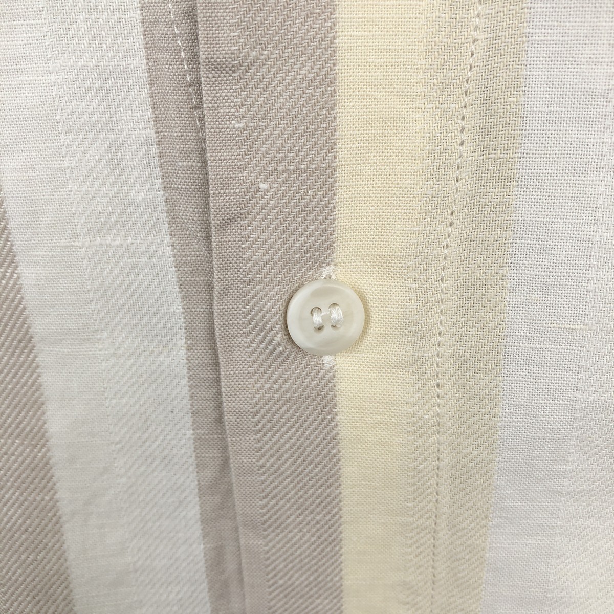 BANANA REPUBLIC/バナナリパブリック LINEN-BLEND 半袖 オープンカラー リネンシャツ