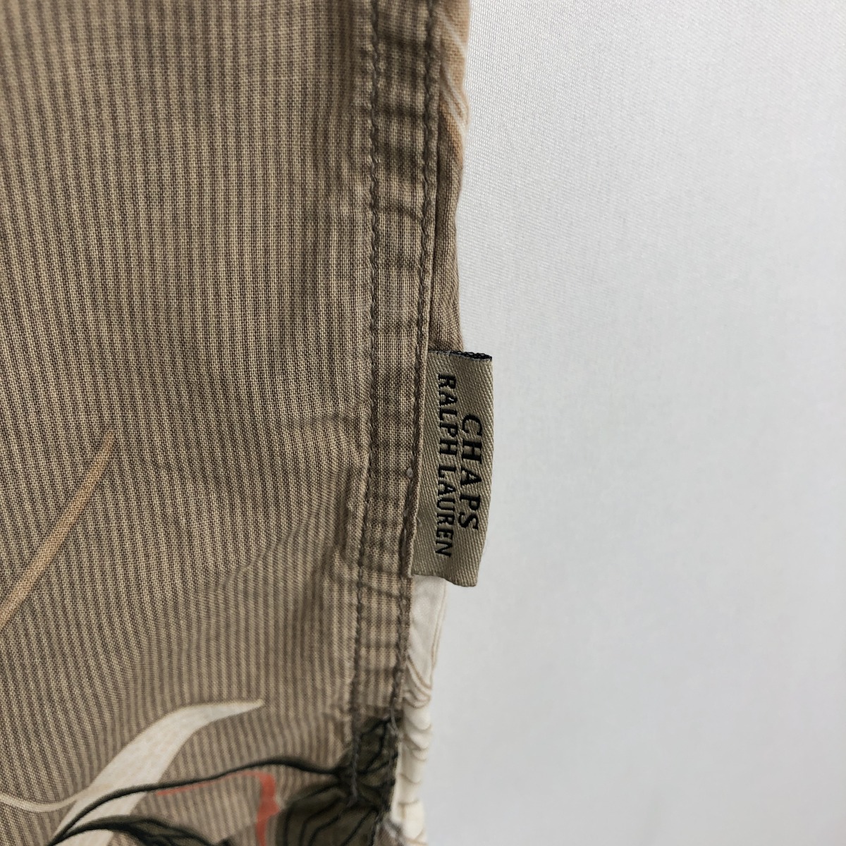 Ralph Lauren/ラルフローレン CHAPS チャップス ボタンダウン ハワイアンアロハシャツ