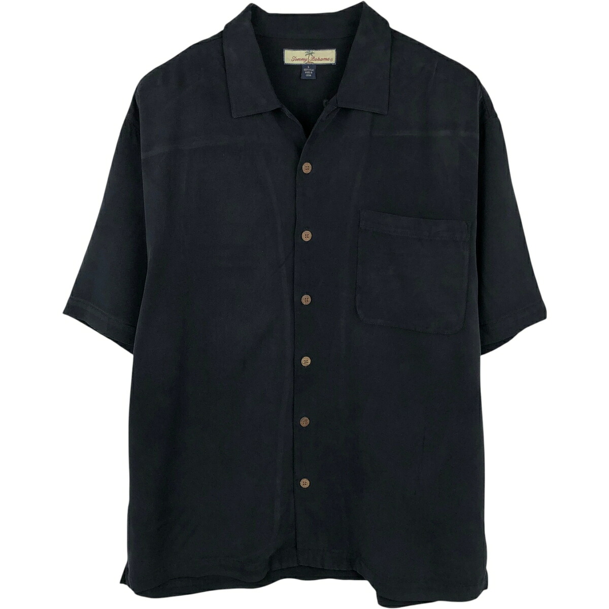 TOMMY BAHAMA/トミーバハマ 半袖 オープンカラー シルクシャツ
