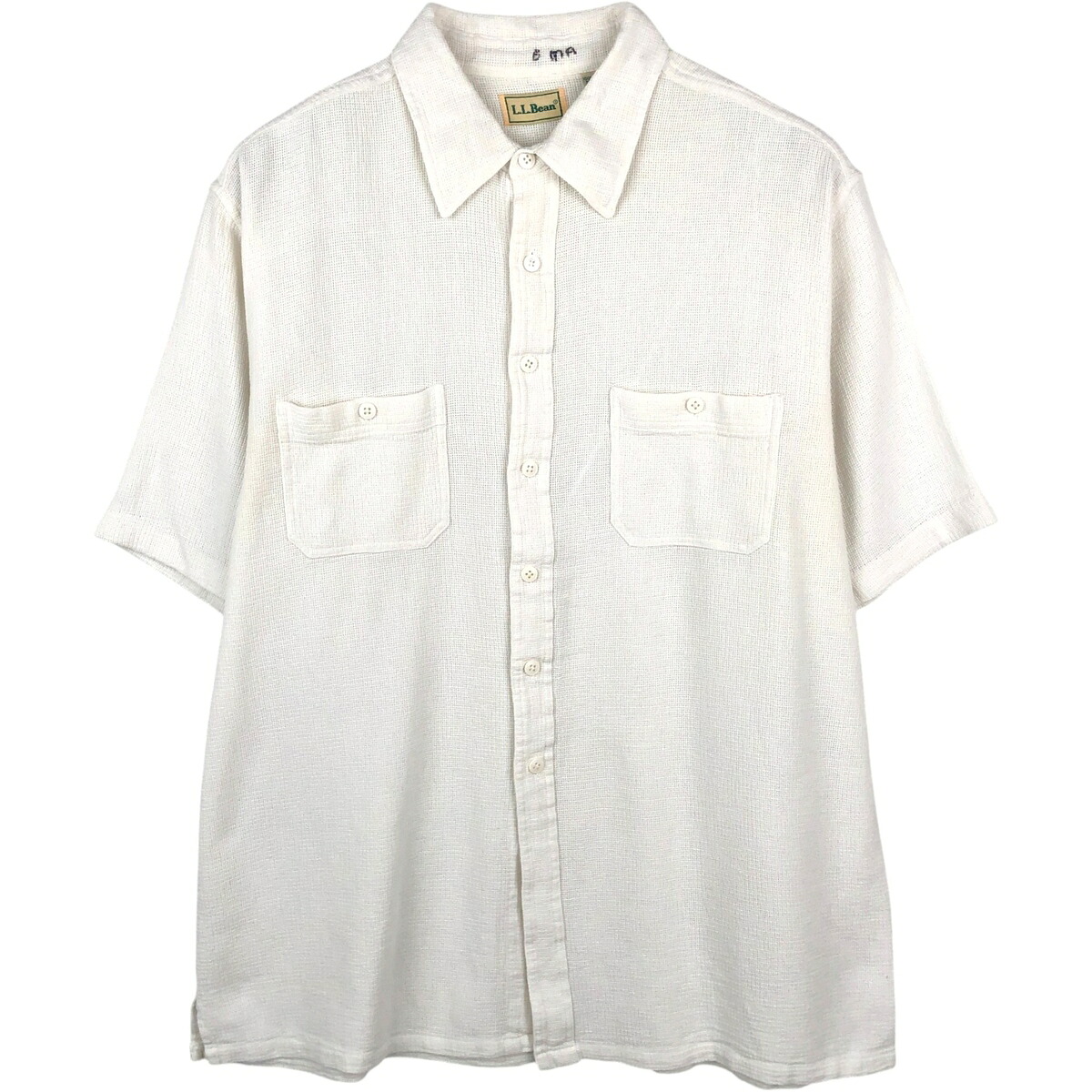 L.L.Bean/エルエルビーン 半袖 コットンシャツ