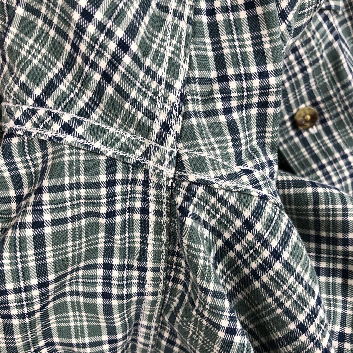 L.L.Bean/エルエルビーン TRADITIONAL FIT 半袖 ボタンダウン チェックシャツ