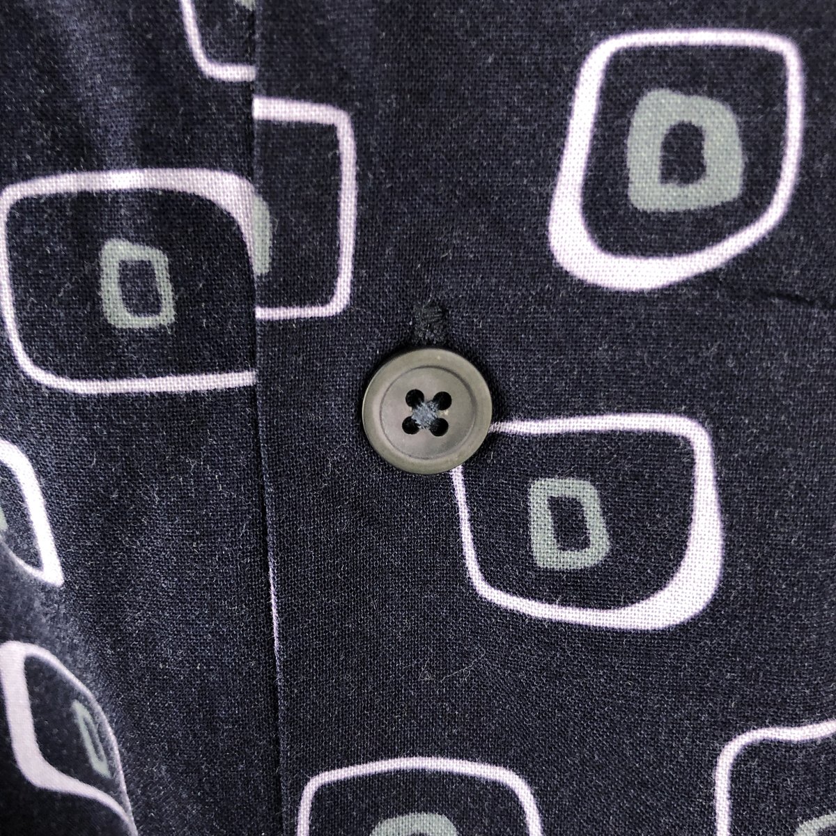 古着 ペリーエリス PERRY ELLIS 総柄 半袖 オープンカラー コットン×レーヨンシャツ ボックスシャツ メンズL相当 /eaa670683 【中古】 【260829】