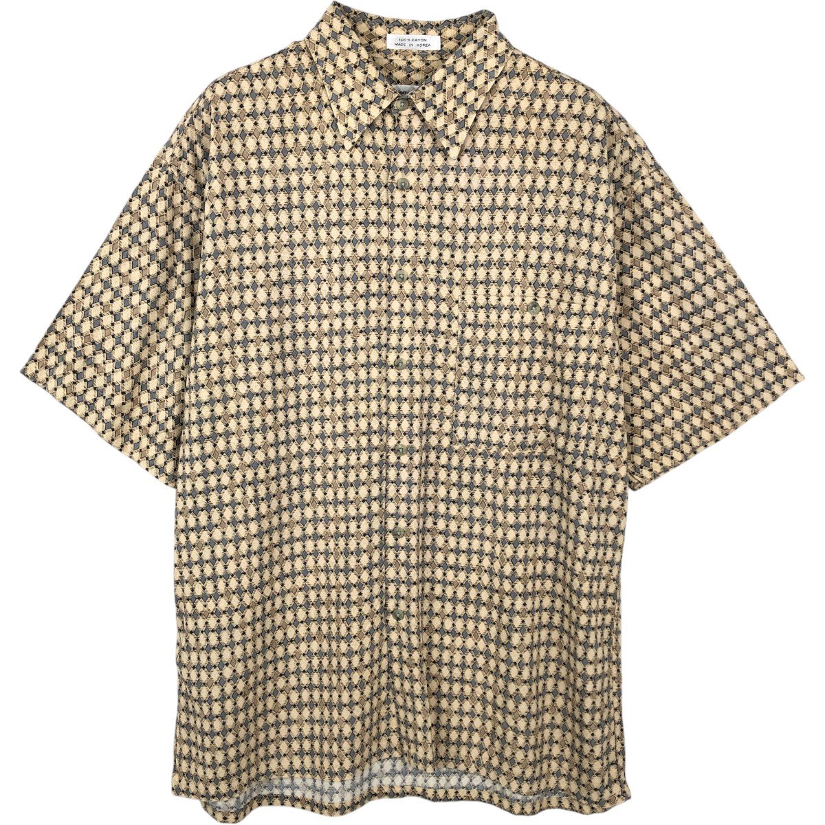 Pierre Cardin/ピエールカルダン 半袖 レーヨンシャツ