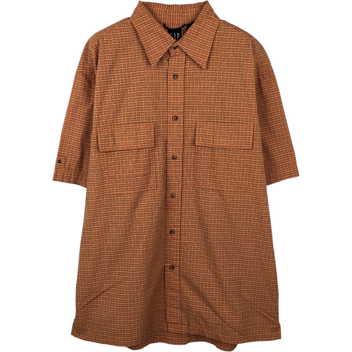GAP/ギャップ オールドギャップ 半袖 コットン チェックシャツ