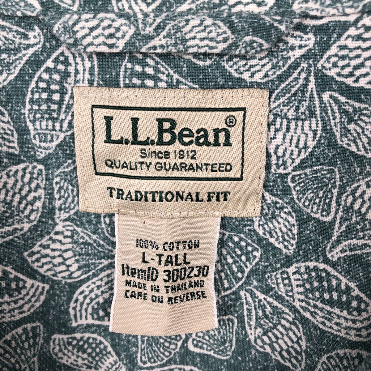 L.L.Bean/エルエルビーン TRADITIONAL FIT 半袖 オープンカラー コットンシャツ