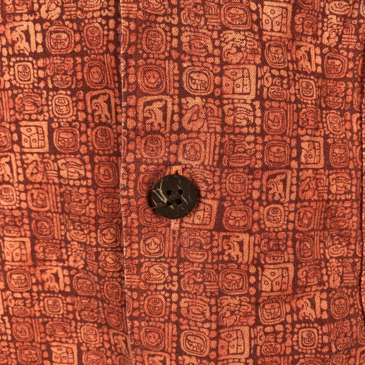 古着 90～00年代 エルエルビーン L.L.Bean TRADITIONAL FIT 総柄 半袖 コットンシャツ メンズXL相当 /eaa670705 【中古】 【260829】