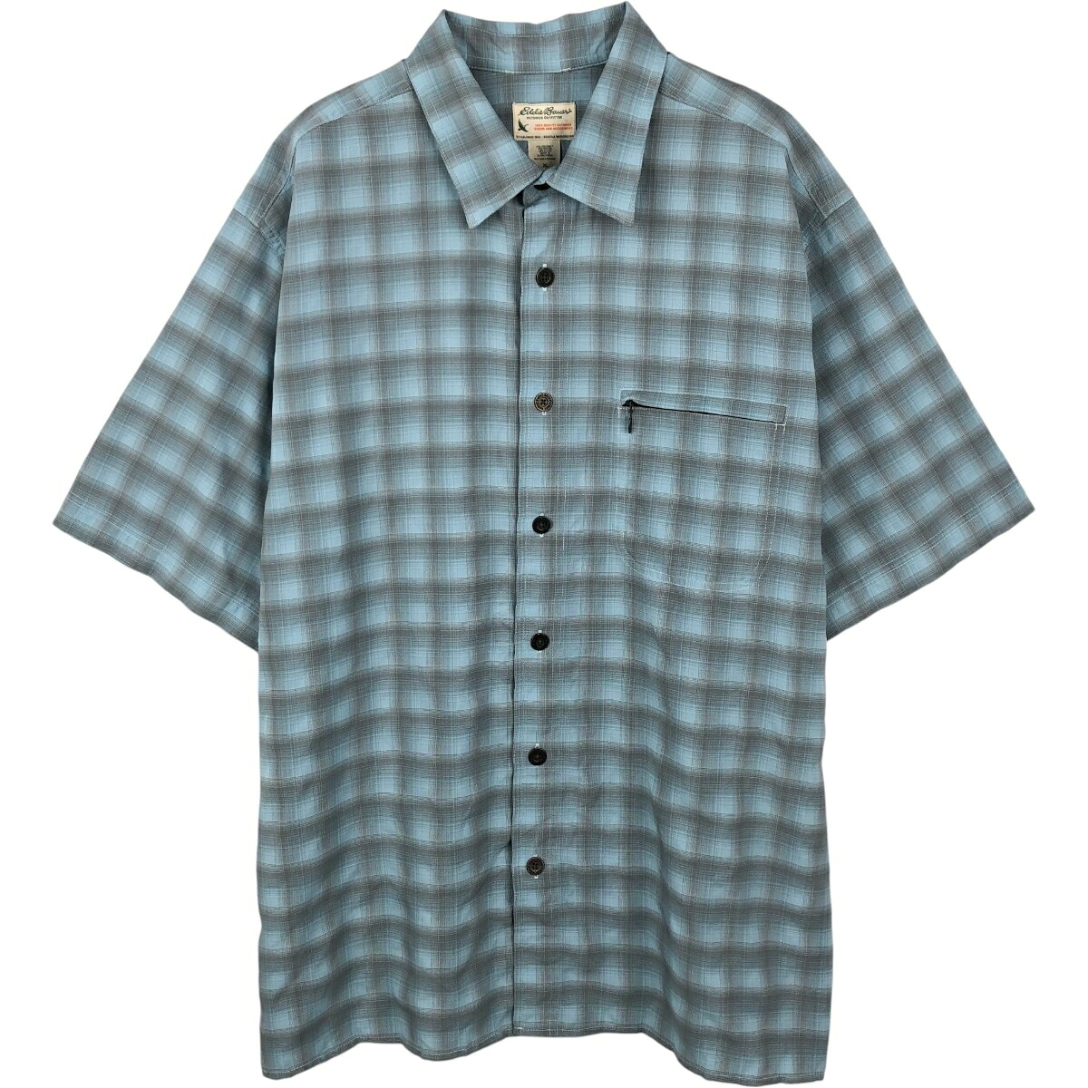 Eddie Bauer/エディーバウアー 半袖 チェックシャツ