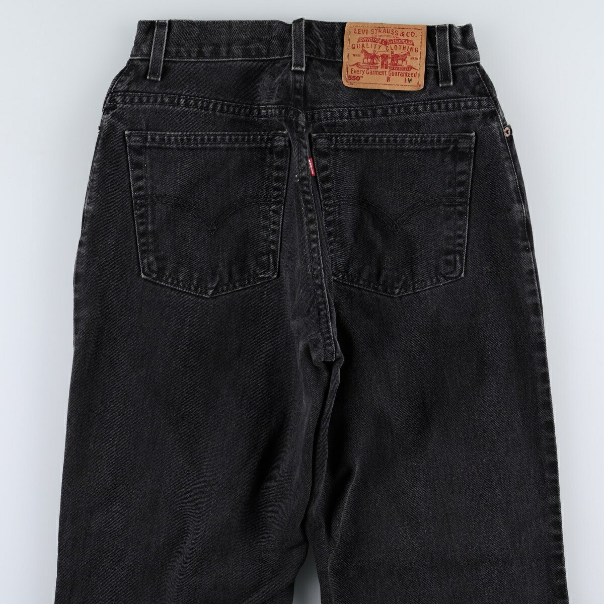Levi's/リーバイス 550 RELAXED FIT TAPERED LEG ブラックデニム テーパードデニムパンツ