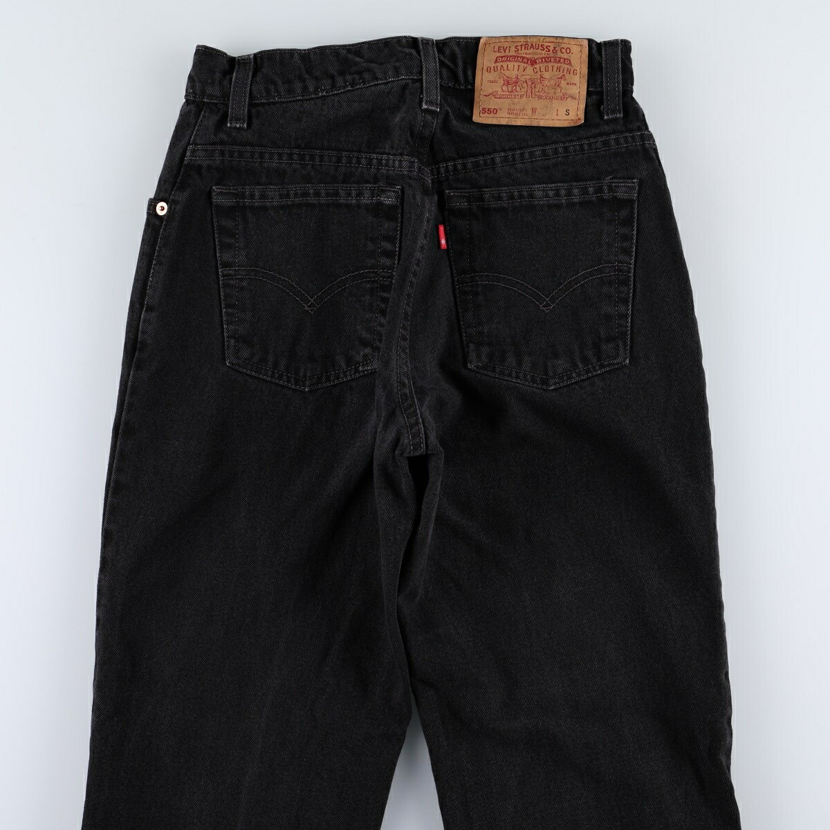 Levi's/リーバイス 550 RELAXED FIT TAPERED LEG ブラックデニム テーパードデニムパンツ
