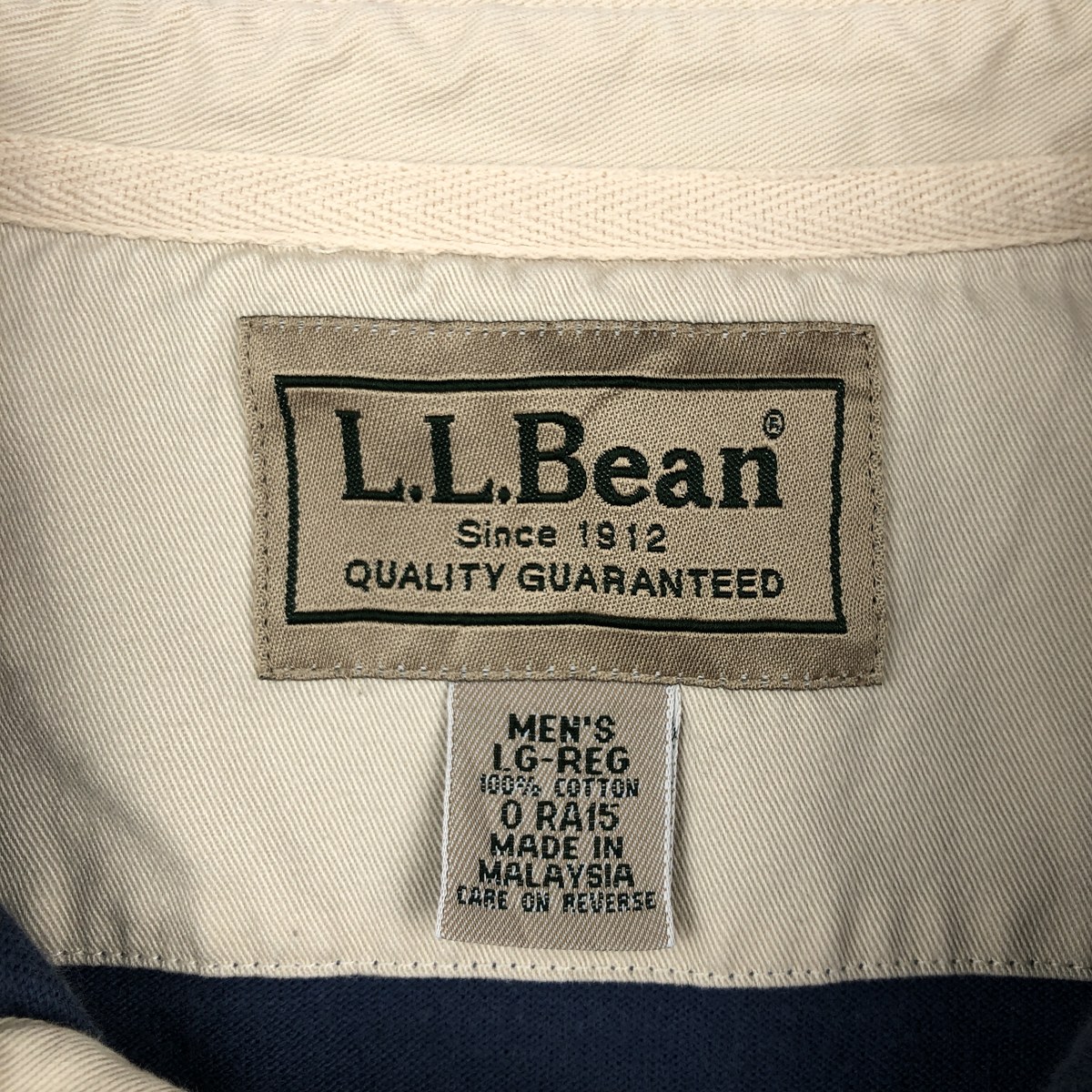 L.L.Bean/エルエルビーン 長袖 ラガーシャツ