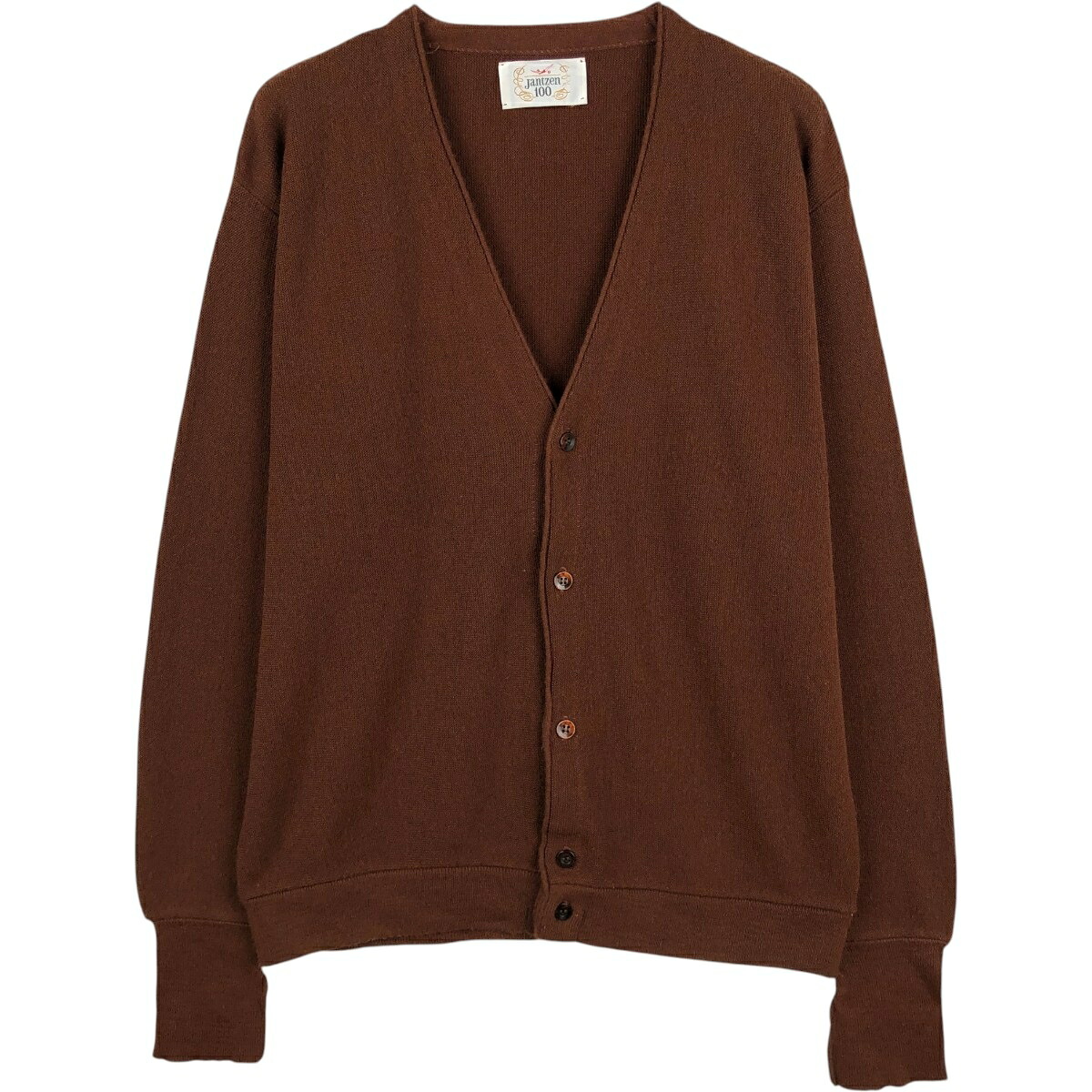 Jantzen/ジャンセン アクリルニットカーディガン