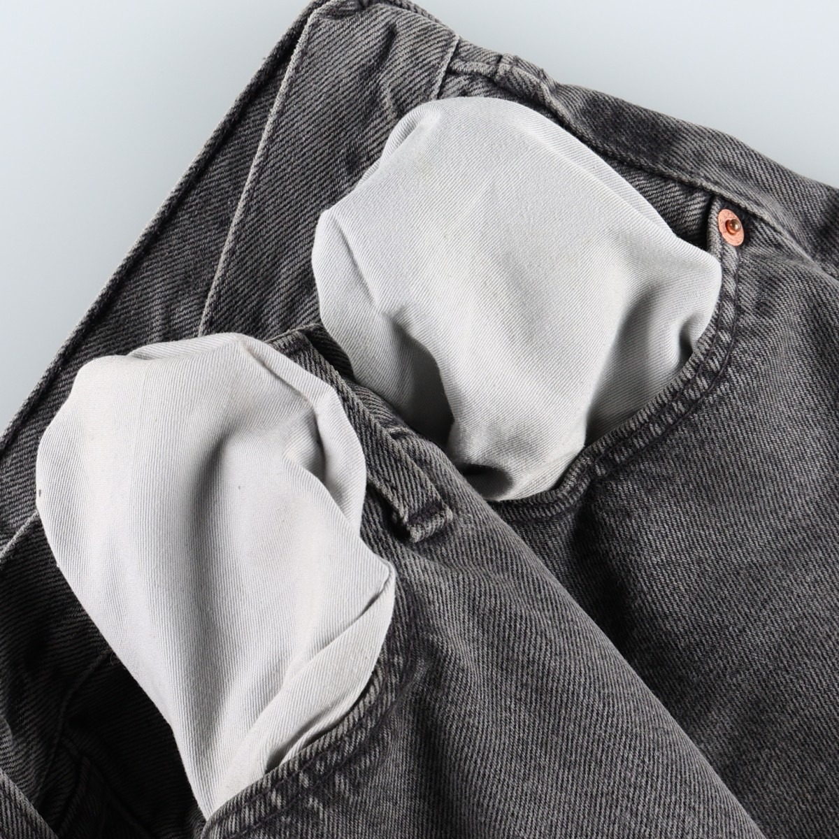 Levi's/リーバイス 501 ユーロモデル ブラックデニム ストレートデニムパンツ