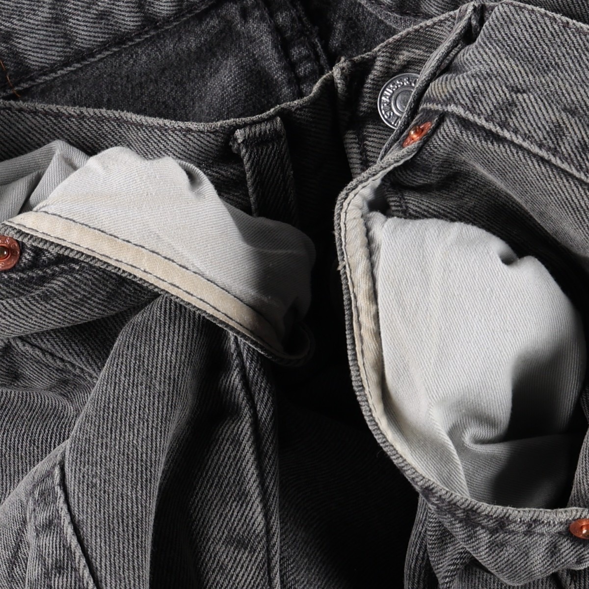 Levi's/リーバイス 501 ユーロモデル ブラックデニム ストレートデニムパンツ