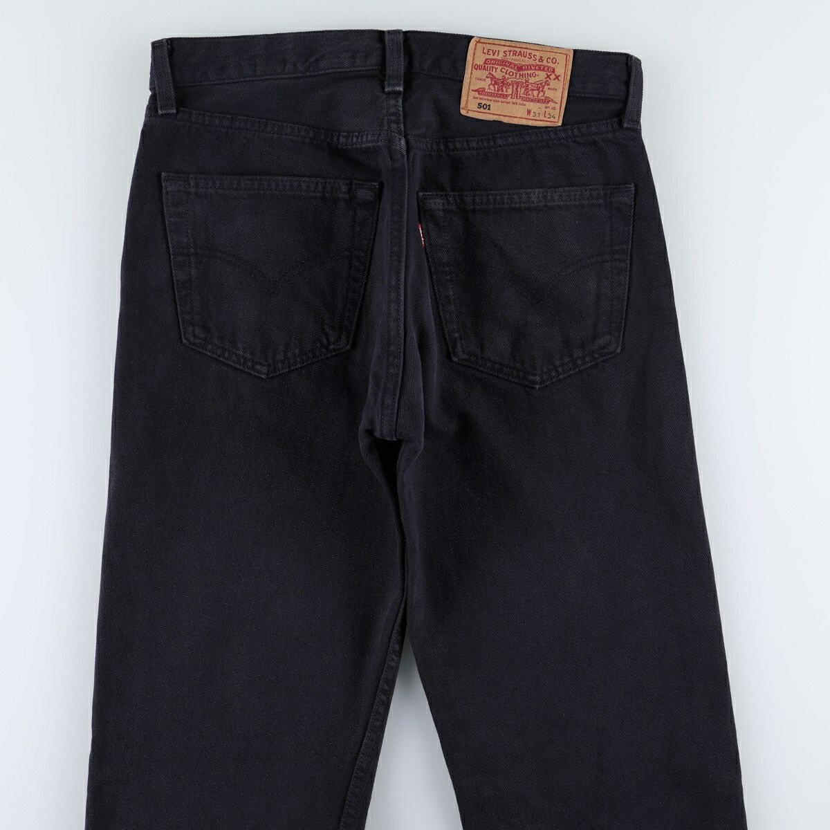 Levi's/リーバイス 501-0163 ブラックデニム ストレートデニムパンツ