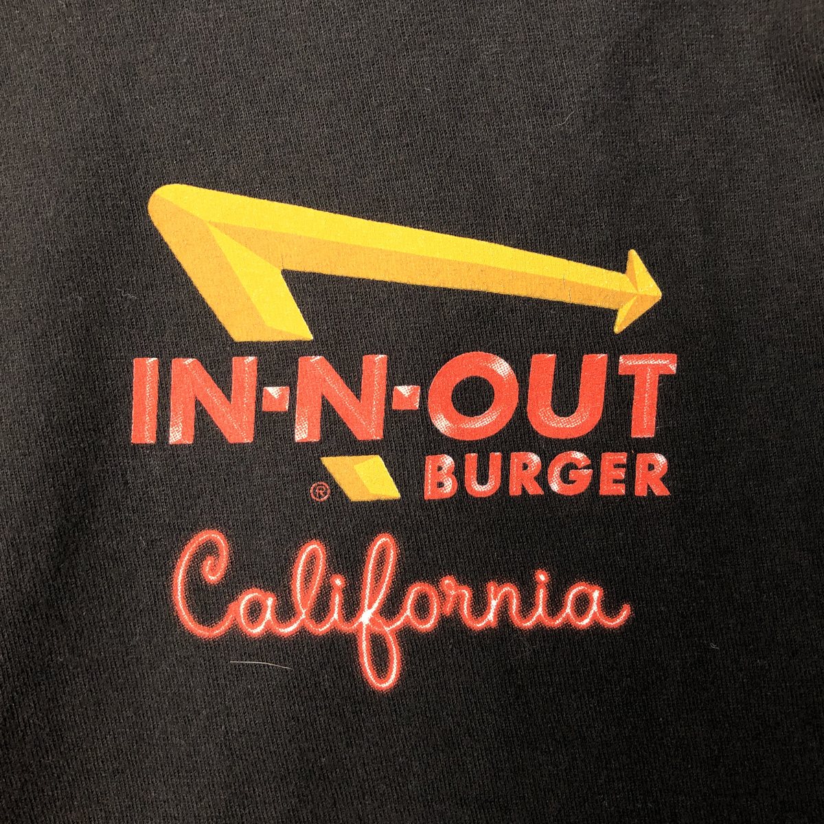 IN-N-OUT BURGER インアンドアウトバーガー ロングTシャツ ロンT