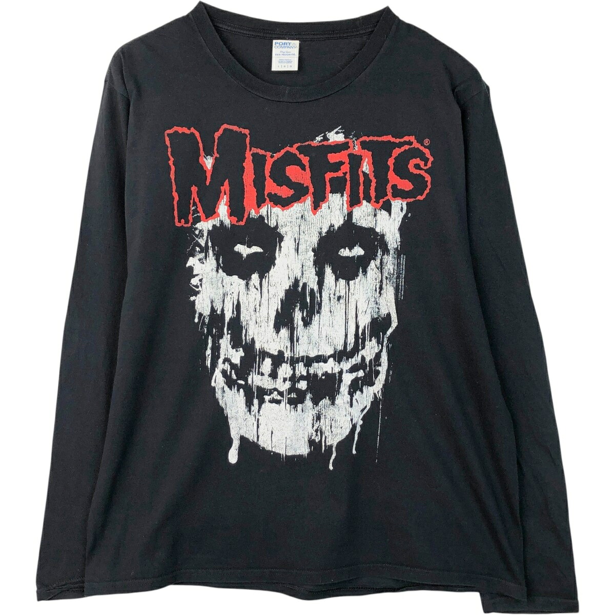 PORT＆COMPANY MISFITS ミスフィッツ ロンT バンドTシャツ バンT