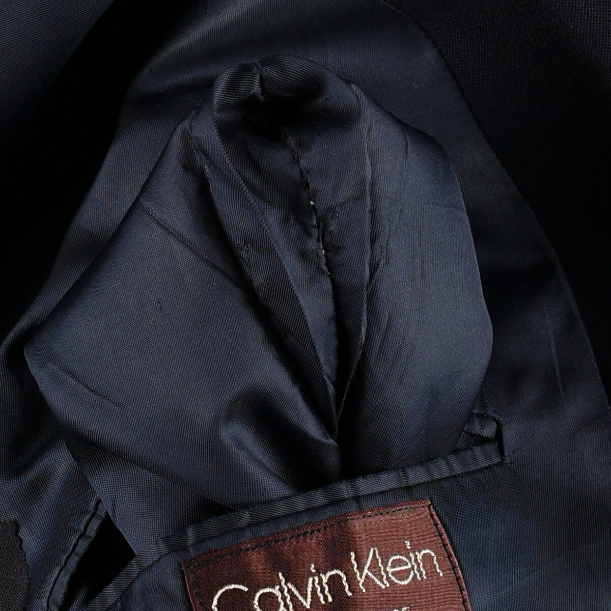 Calvin klein/カルバンクライン 紺ブレザー テーラードジャケット