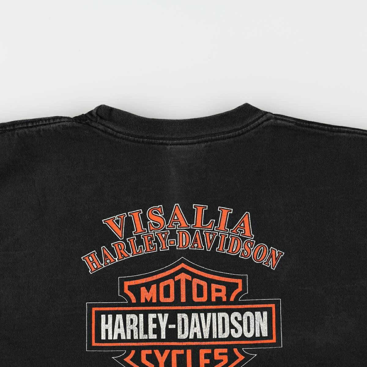 古着 ハーレーダビッドソン Harley-Davidson 鷲柄 イーグル柄 モーターサイクル バイクTシャツ USA製 メンズXL相当 /eaa671606 【中古】 【260829】