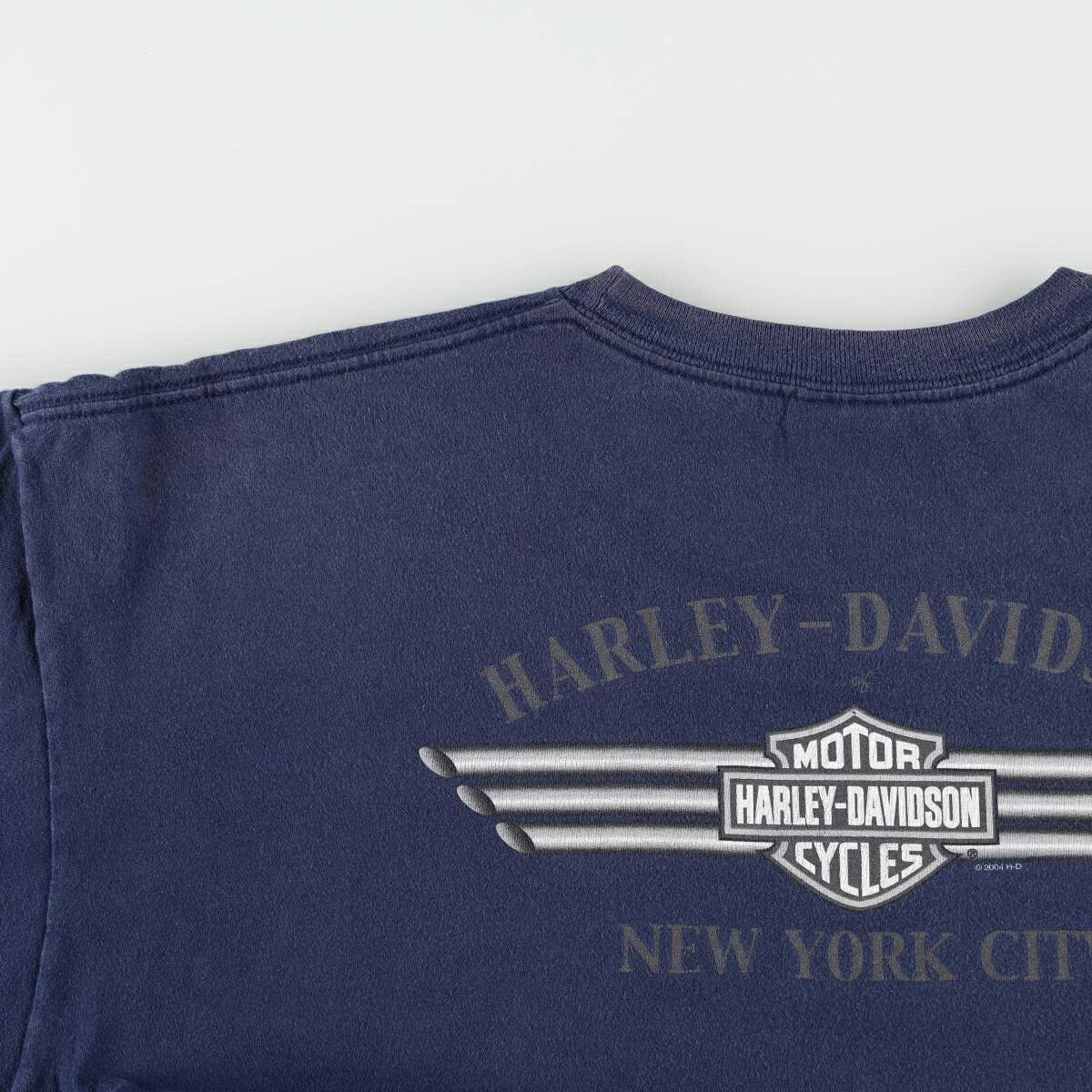 古着 ハーレーダビッドソン Harley-Davidson ファイヤーパターン モーターサイクル バイクTシャツ メンズXXL相当 /eaa671607 【中古】 【260829】