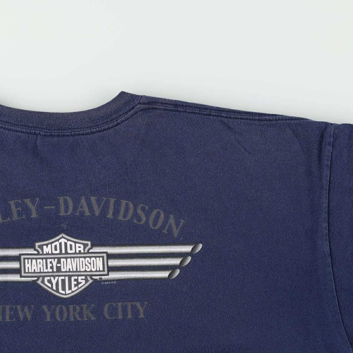 古着 ハーレーダビッドソン Harley-Davidson ファイヤーパターン モーターサイクル バイクTシャツ メンズXXL相当 /eaa671607 【中古】 【260829】