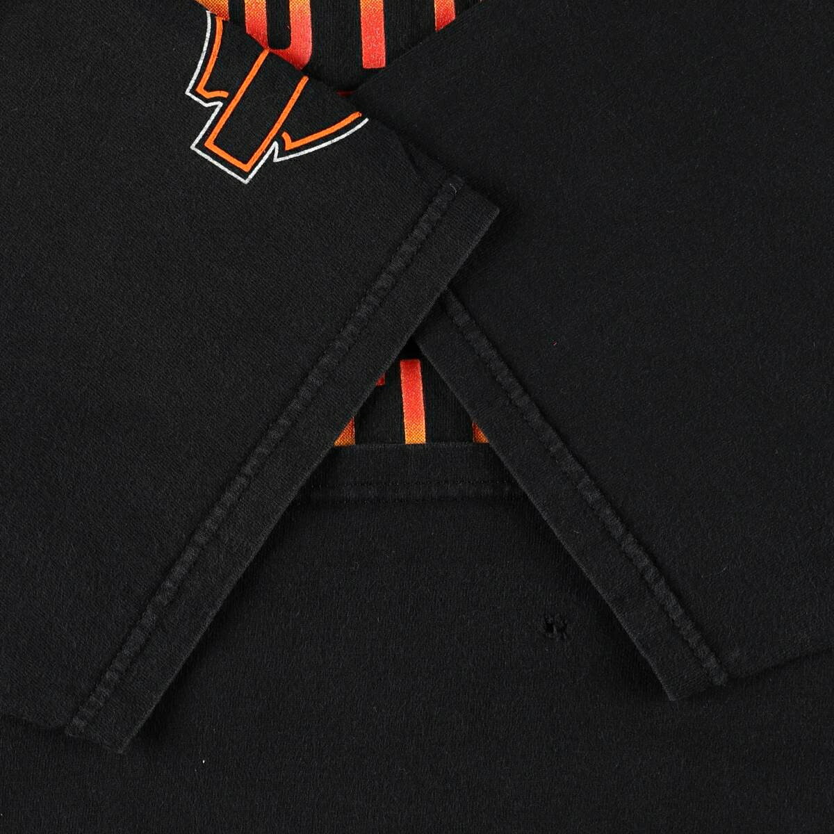 古着 YAZBEK Harley-Davidson ハーレーダビッドソン ファイヤーパターン 鷲柄 イーグル柄 モーターサイクル バイクTシャツ メンズXL相当 /eaa671608 【中古】 【260829】