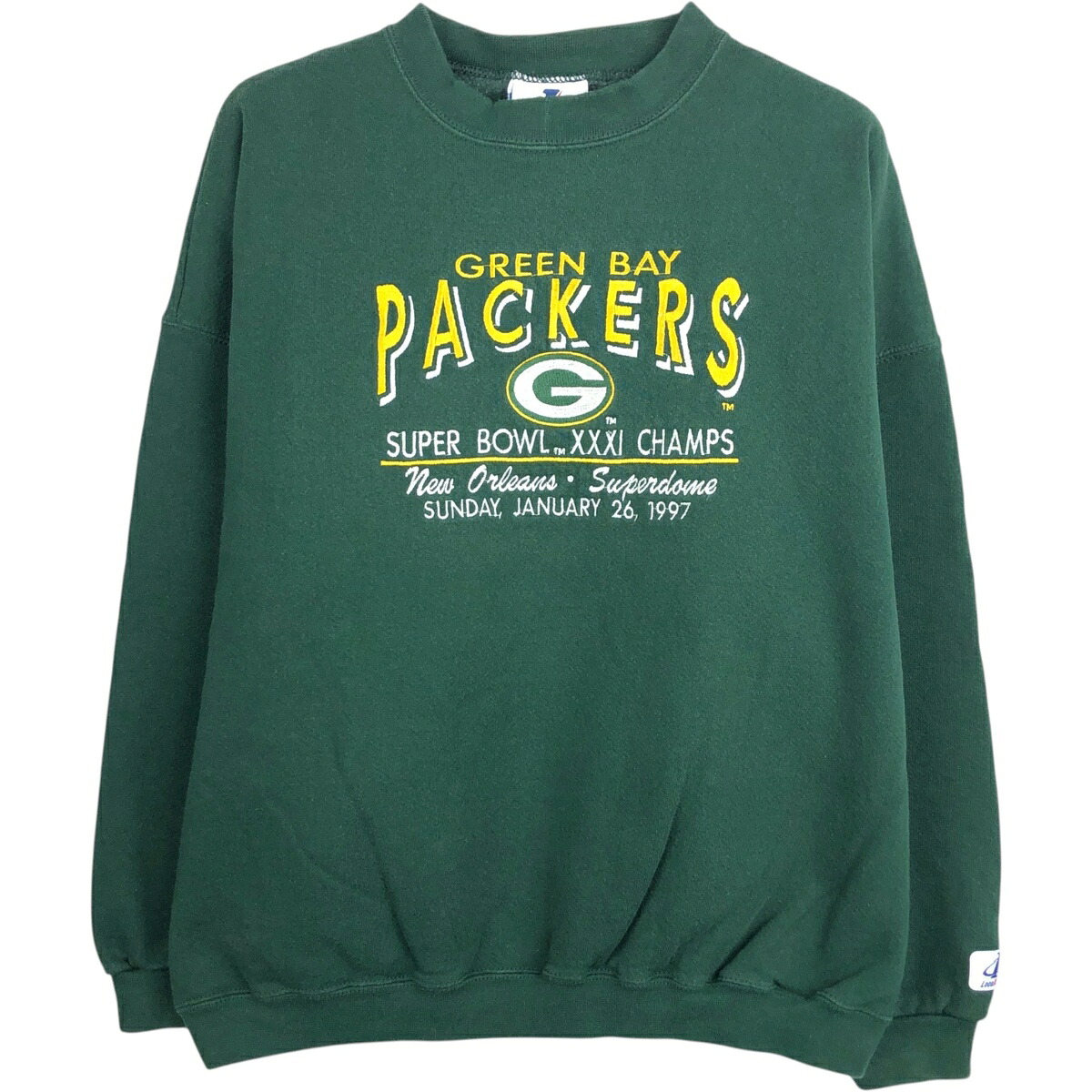 Jerzees/ジャージーズ NFL GREEN BAY PACKERS グリーンベイパッカーズ プリントスウェットシャツ トレーナー
