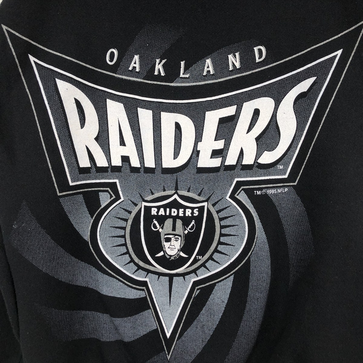 古着 90年代 NFL OAKLAND RAIDERS オークランドレイダーズ プリントスウェットシャツ トレーナー メンズS相当 ヴィンテージ /eaa671741 【中古】 【260824】