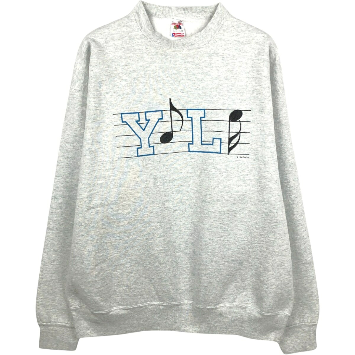 FRUIT OF THE LOOM/フルーツオブザルーム SUPER COTTON プリントスウェットシャツ トレーナー