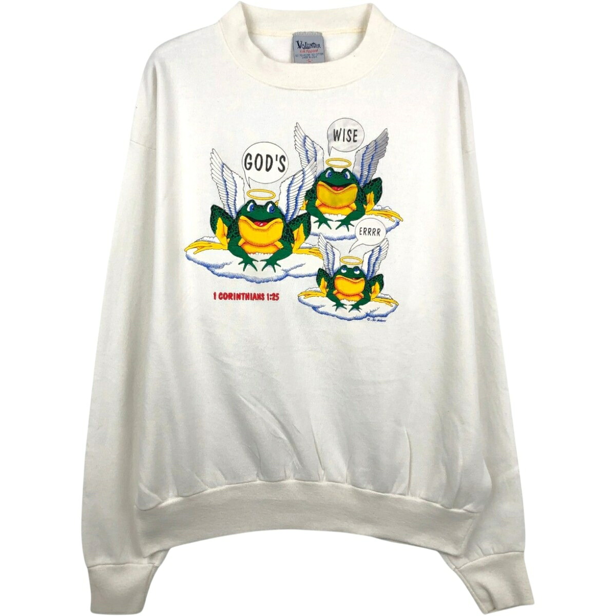 Volunteer Knit Apparel プリントスウェットシャツ トレーナー