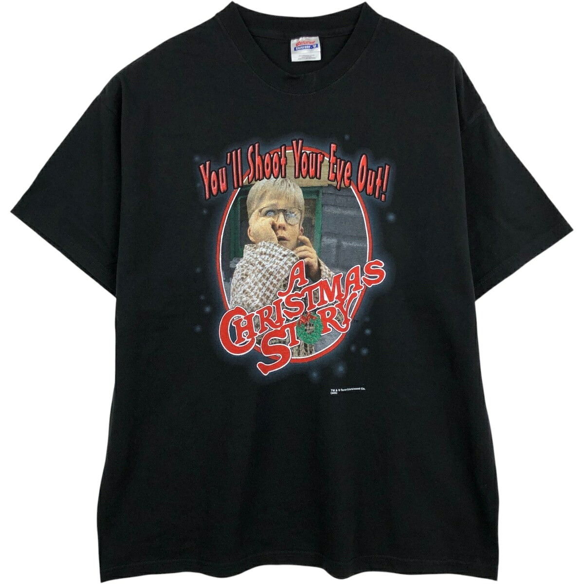 Hanes/ヘインズ A CHRISTMAS STORY クリスマスストーリー 映画 ムービーTシャツ