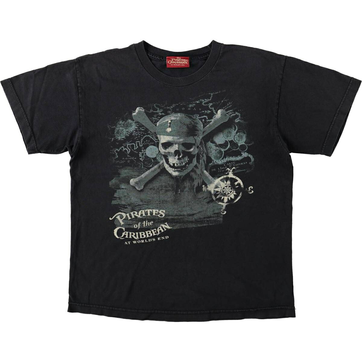 PIRATES OF THE CARIBBEAN パイレーツオブカリビアン 映画 ムービーTシャツ