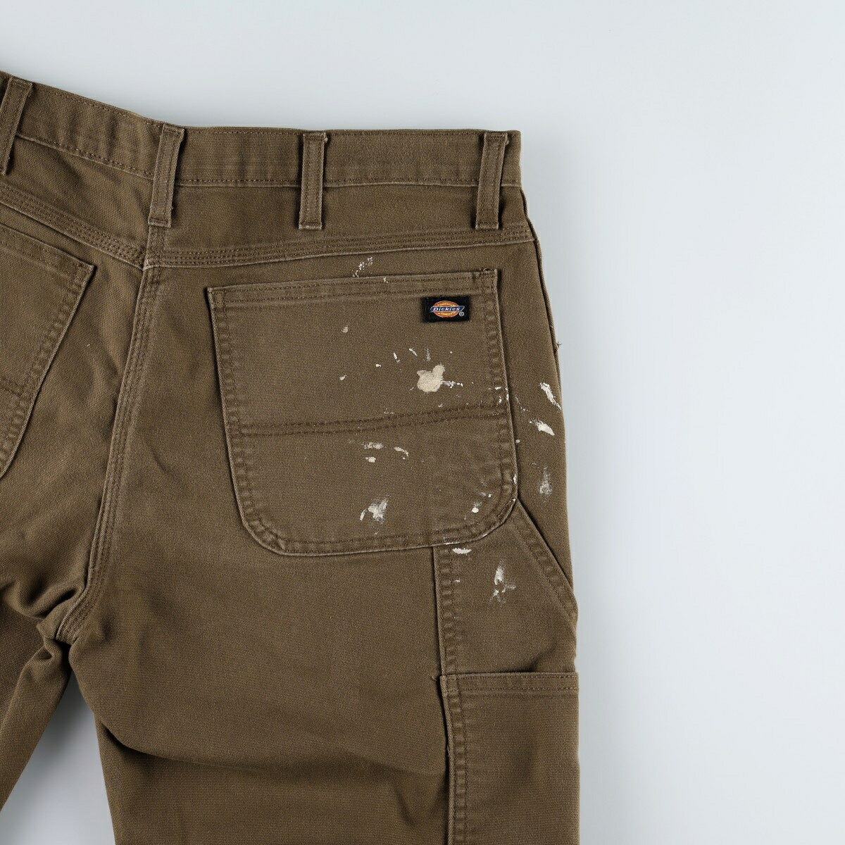 古着 ディッキーズ Dickies FLEX REGULAR ペイント ダック地ペインターショーツ ハーフパンツ メンズw36相当 /eaa672101 【中古】 【260821】