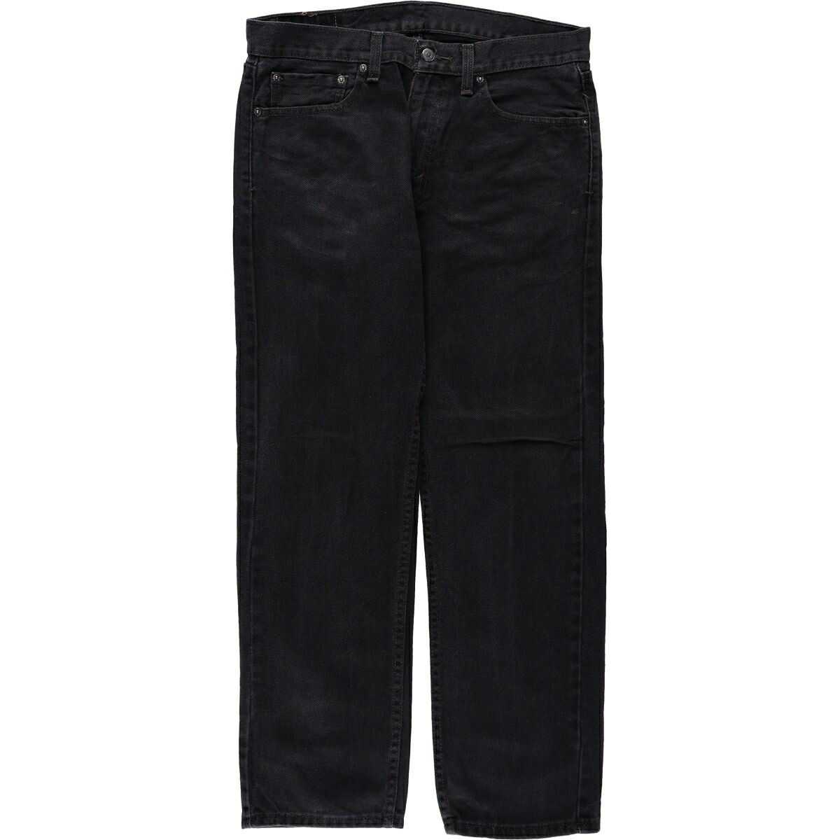 Levi's/リーバイス 505 ブラックデニム テーパードデニムパンツ
