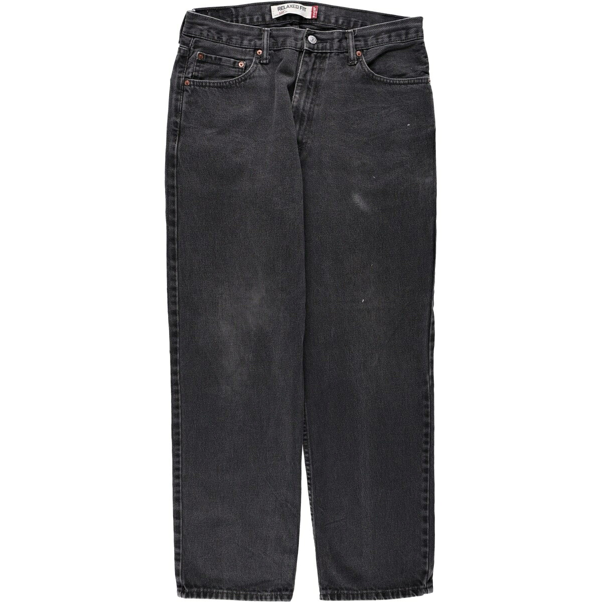 Levi's/リーバイス 550 RELAXED FIT ブラックデニム テーパードデニムパンツ