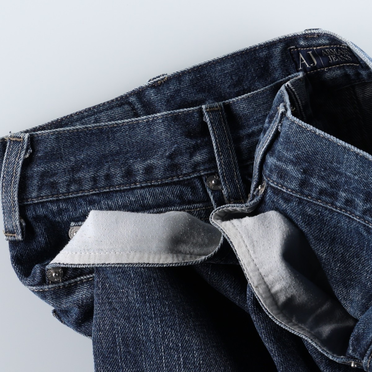ARMANI/アルマーニ ARMANI JEANS ストレートデニムパンツ