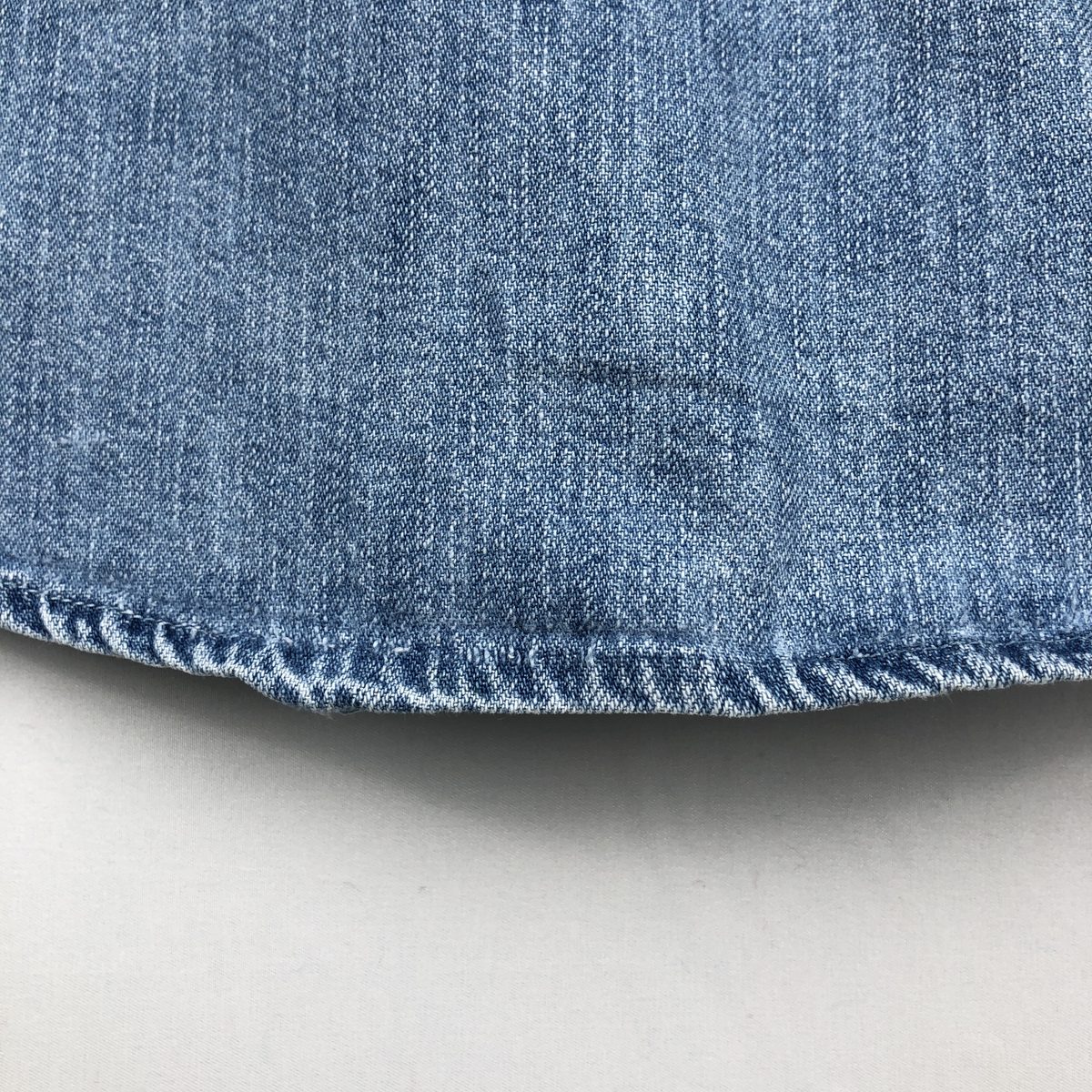 Eddie Bauer/エディーバウアー 長袖 ボタンダウンデニムシャツ