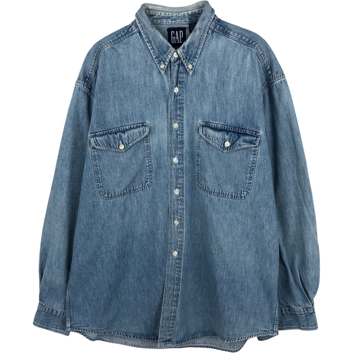 GAP/ギャップ  オールドギャップ 長袖 ボタンダウンデニムシャツ