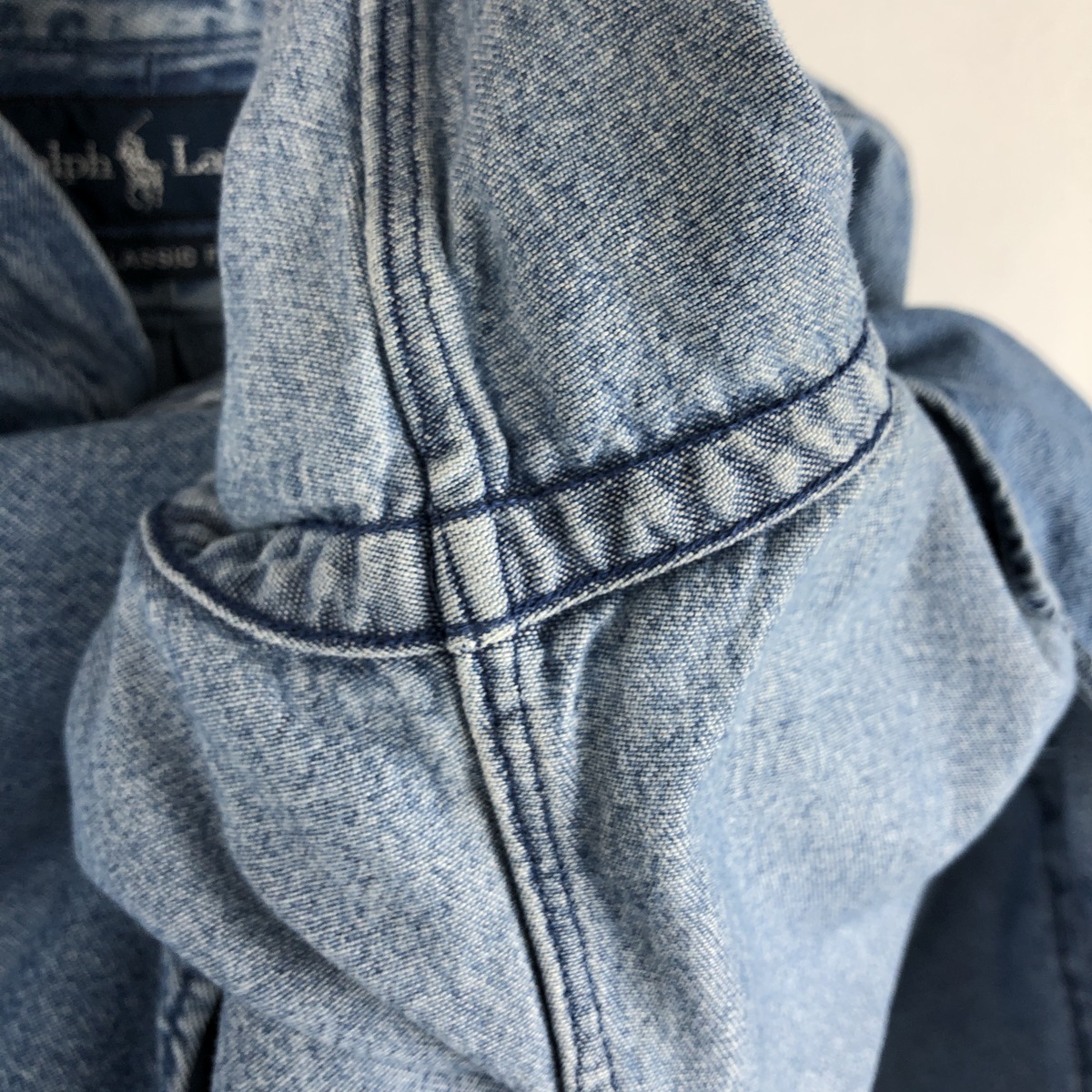 Ralph Lauren/ラルフローレン CLASSIC FIT 長袖 ボタンダウンデニムシャツ