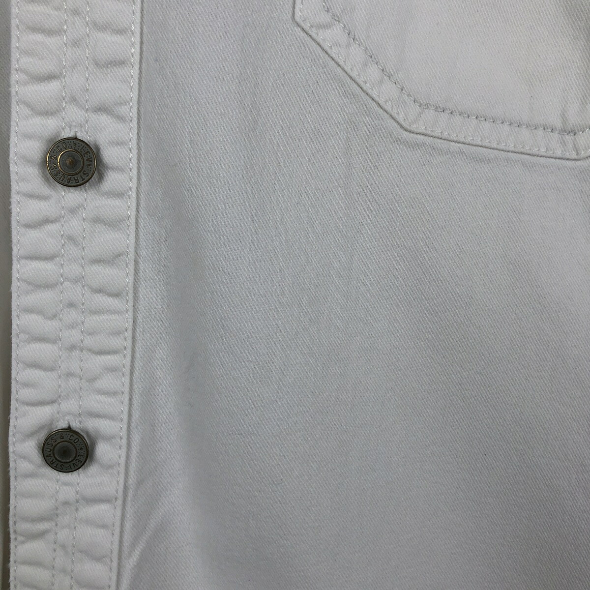Levi's/リーバイス RED TAB 長袖 ホワイトデニムシャツ