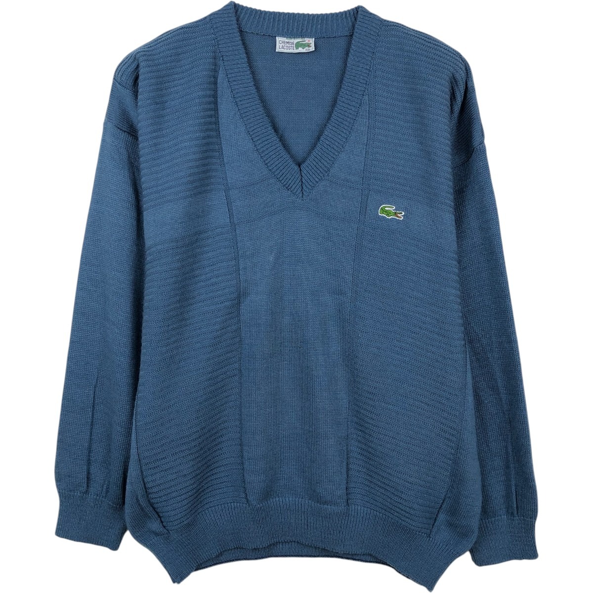 LACOSTE/ラコステ CHEMISE フレンチラコステ Vネック コットンニットセーター
