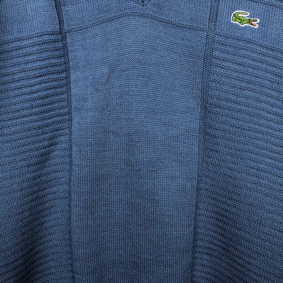 LACOSTE/ラコステ CHEMISE フレンチラコステ Vネック コットンニットセーター