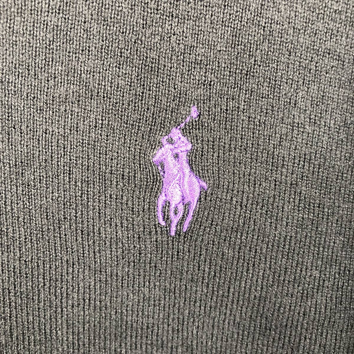 Ralph Lauren/ラルフローレン POLO by Ralph Lauren Vネック コットンニットセーター