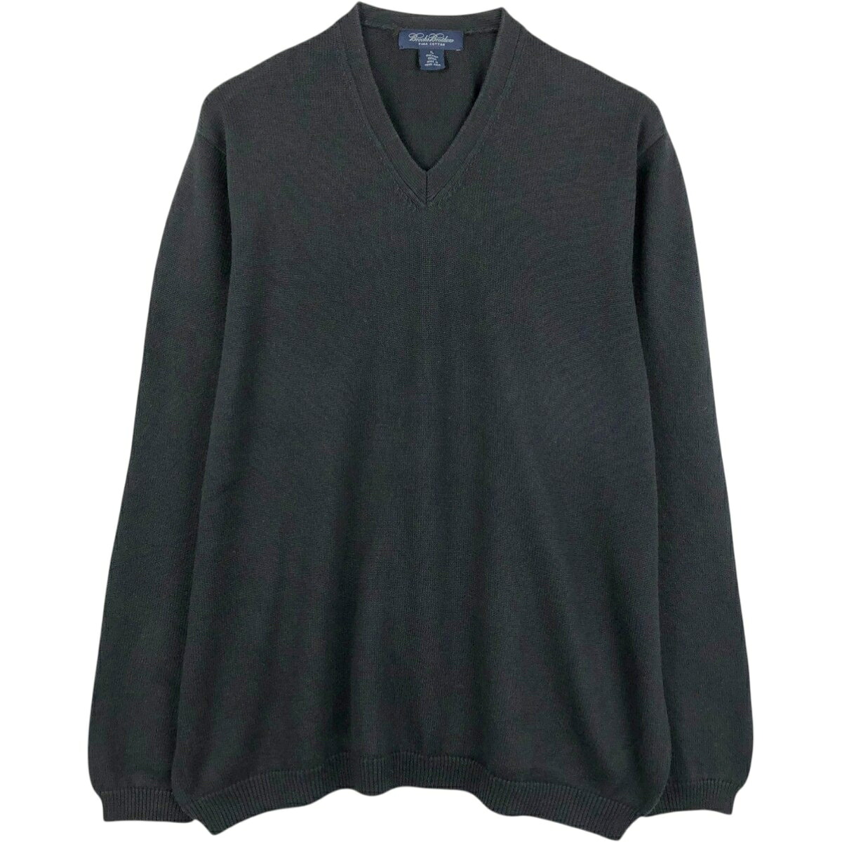 Brooks Brothers/ブルックスブラザーズ Vネック ピマコットンニットセーター