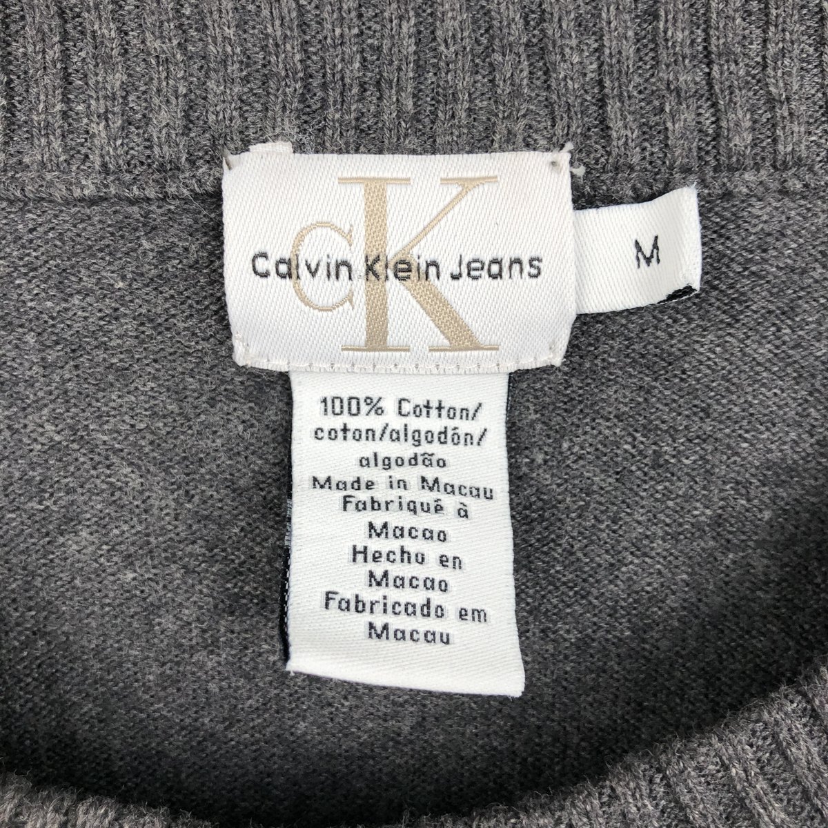 Calvin klein/カルバンクライン JEANS コットンニットセーター