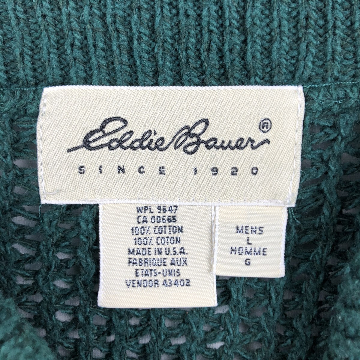 Eddie Bauer/エディーバウアー コットンニットセーター